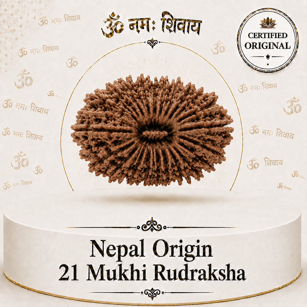 21 Mukhi Rudraksha (Nepal Origin)