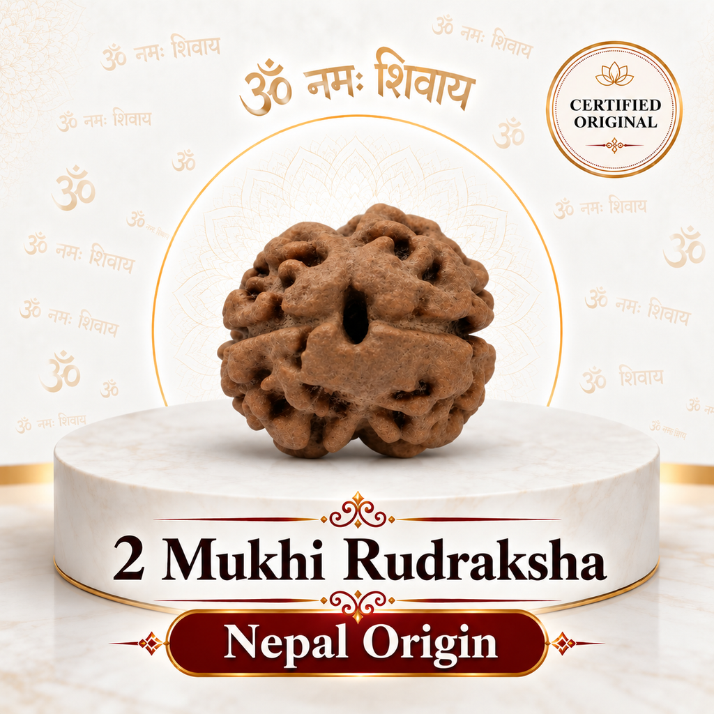 2 Mukhi Rudraksha (Nepal Origin)